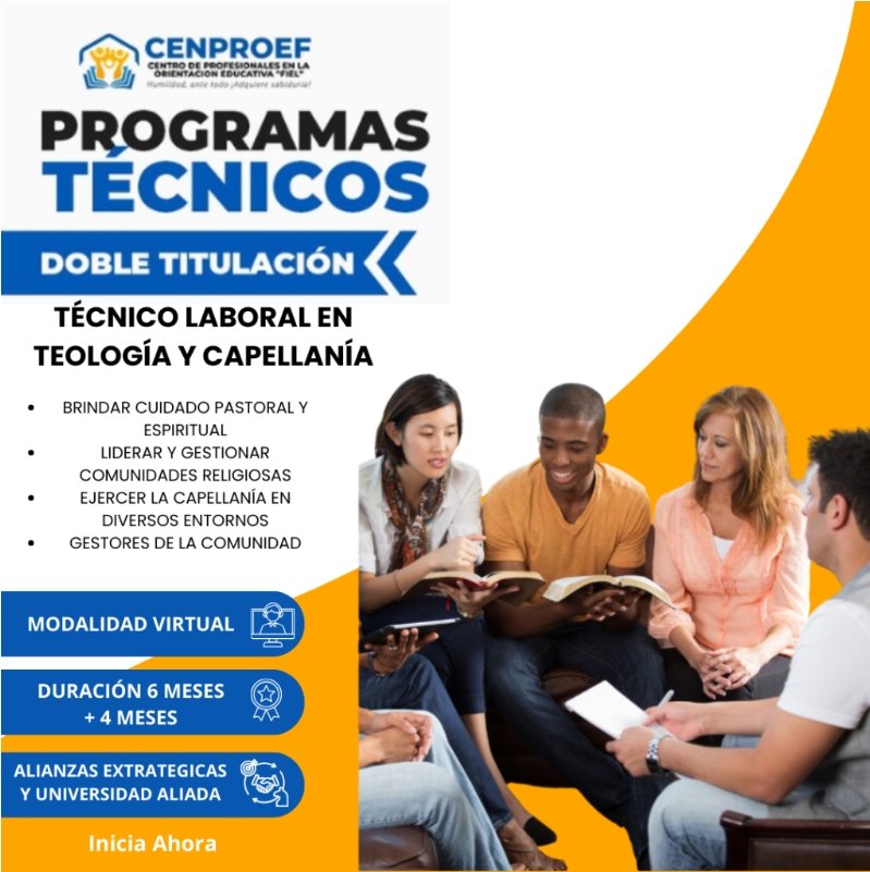 Técnico Laboral en Teología y Estudios Bíblicos